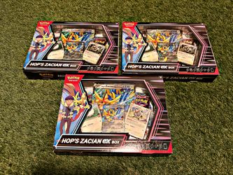 Pokemon TCG Hops Zacian ex Box