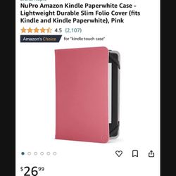 Paper white Kindle 