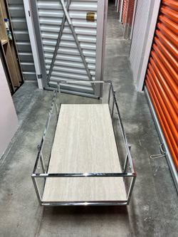 Glass coffee table $70