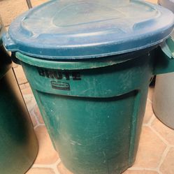 Trash Can with Lid 55 Gal. 