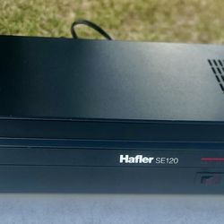 Hafler SE120 Stereo Power Amplifier Clean Fantastic Sounding. Used in good condition with some cosmetic blemishes. These blemishes are in the form of 