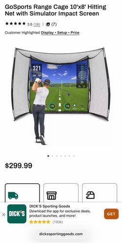 Golf Simulator Range Cage