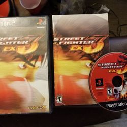 Street Fighter EX 3 PS2 *Rare title* Complete