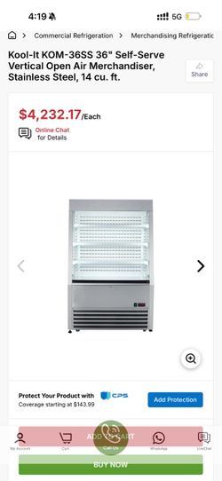 3ft display case refrigerator