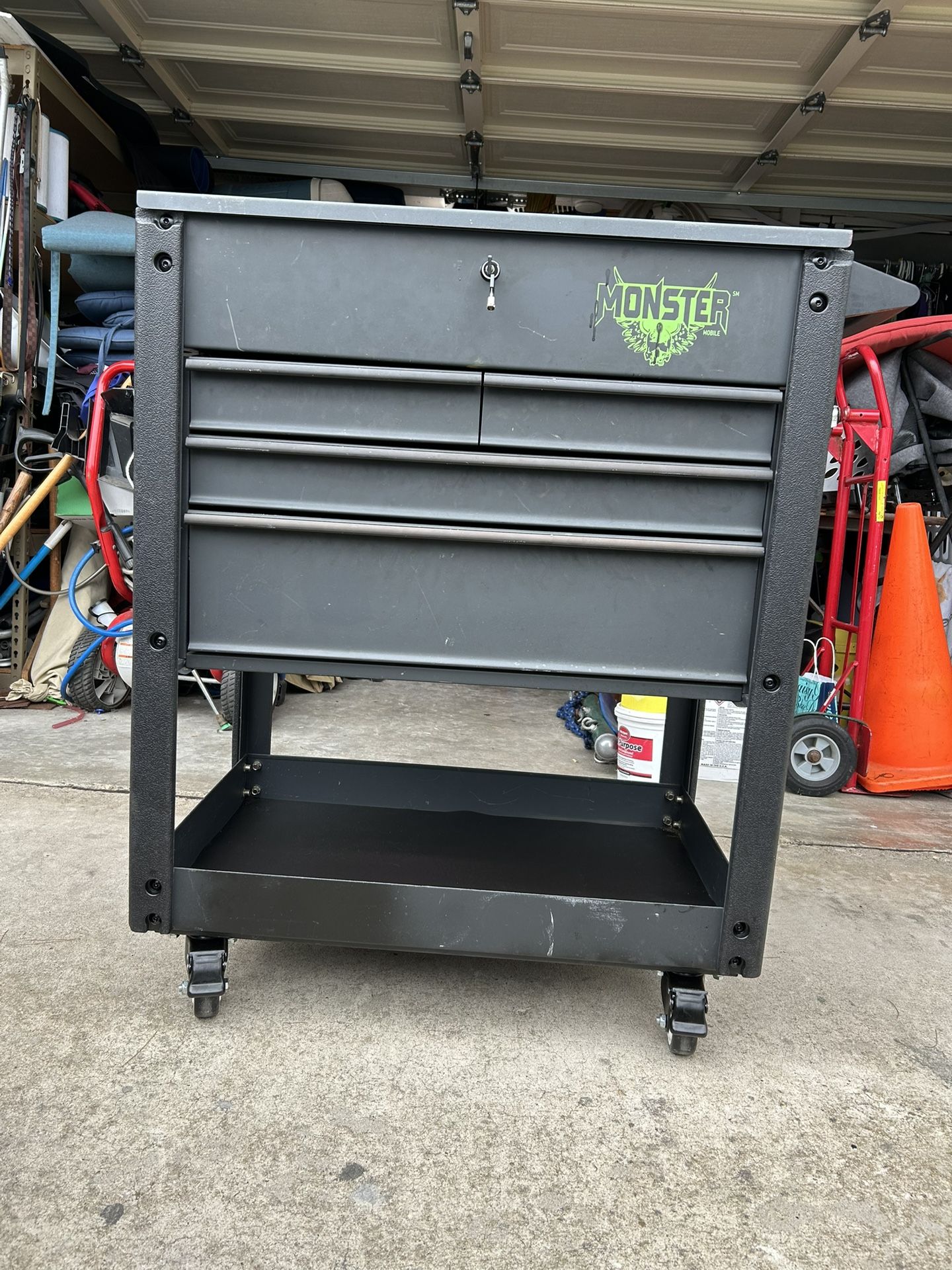 Monster 4 Drawer Tool Cart