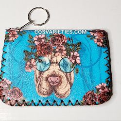 Doggy Printed Coin Change Purse Bag Pouch 
