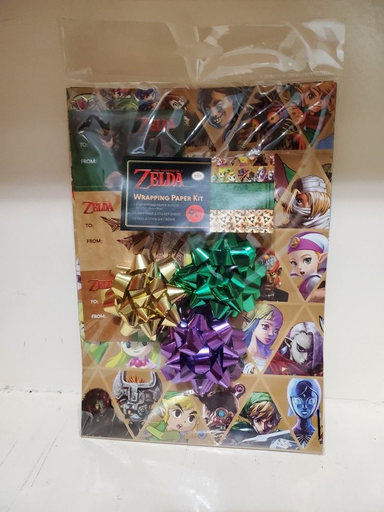Legend of Zelda Wrapping Paper Kit