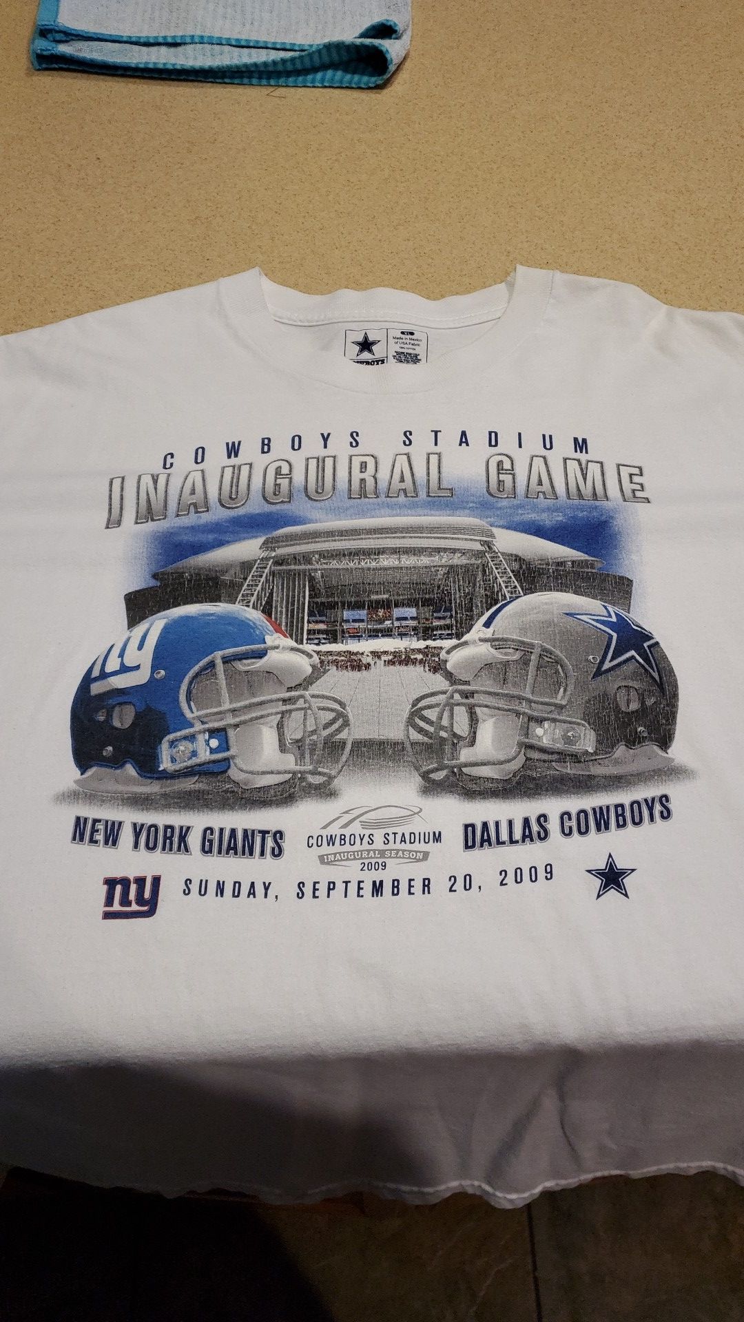 Dallas Cowboys vs New York giants Inaugural Game ( XL)