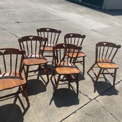 Set of six Antique Chairs