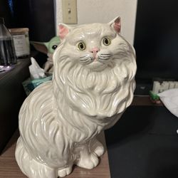 Persian cat ceramic life size