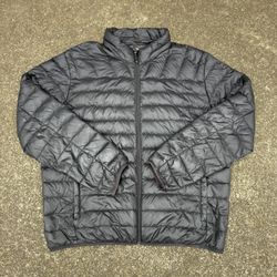 Hawk And Co Black Puffer Jacket Size Xl With Wear