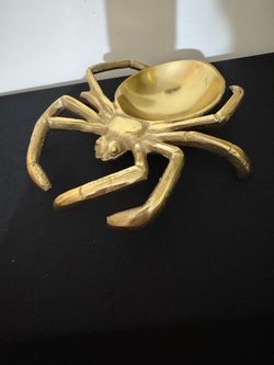 Ross Gold Spider Decorative Bowl