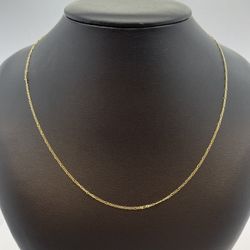 Gold Figaro Chain 14K New 