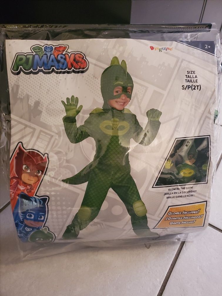 PJ Masks Gekko Gecko Costume 2T NEW