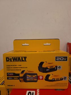 DeWalt 20V/60V Lithium Ion Battery 3-Pack DCB3461-3