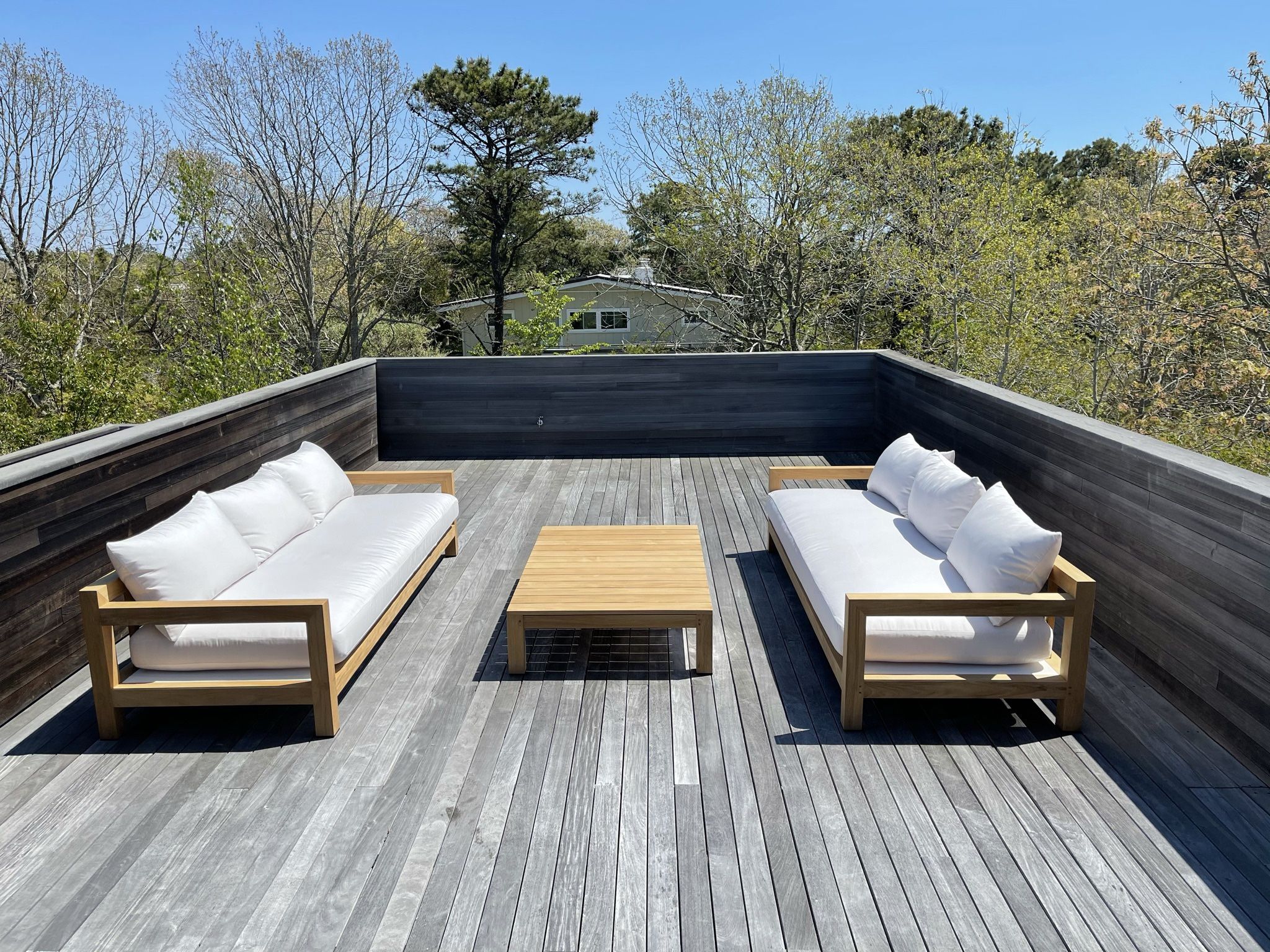 Harbour Outdoor — Teak 3 Seat Sofa — Pacific Collection