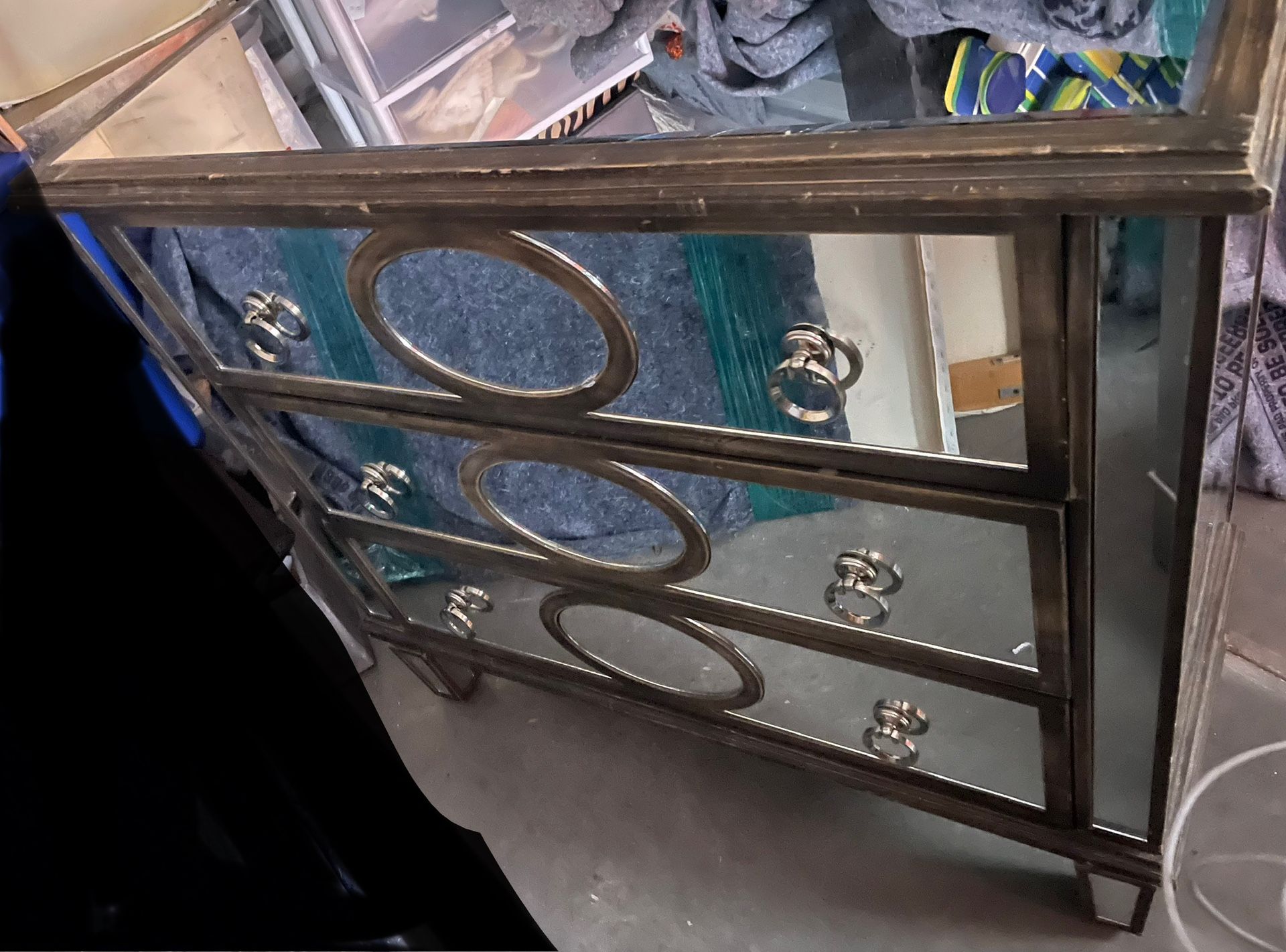 Mirrored 3 Drawer Dresser