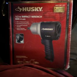Impact Wrench- Husky 1/2inch 800 Ft-LBS