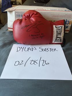 Ryan Reaves signed autographed boxing glove