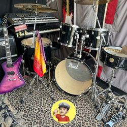 🔥 Pearl “FORUM” Drum Set w/NEW Cymbals
