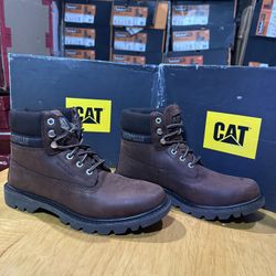 WORK BOOTS 🥾//CATERPILLAR COLORADO// WATERPROOF// Soft Toe // Size 7.5)