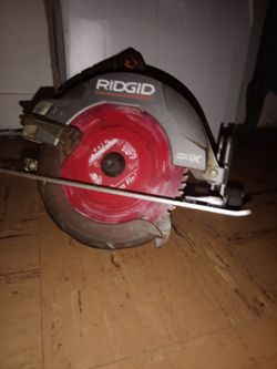 Ridgid saw round with blade