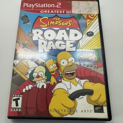 The Simpons Road Rage Ps2 PlayStation Game 