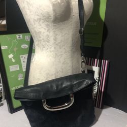 Maurizio Taiuti calf fur and lamb leather cross body