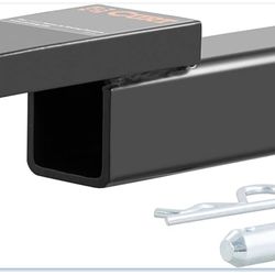 CURT 45012 Class 3 Trailer Hitch Ball Mount And Pin, Fits 2-Inch Receiver, 7,500 Lbs, 1-Inch Hole, 2-In Drop, 3/4- Inch Rise