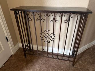 Wrought Iron Console Table