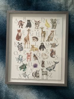 Nursery Decoration With Animals And ABC