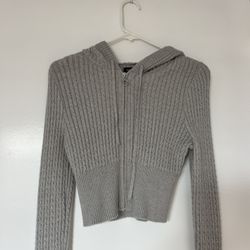 Pacsun Gray Knit Cardigan