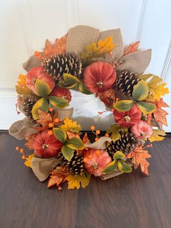 Decoration-Pumpkin Wreath