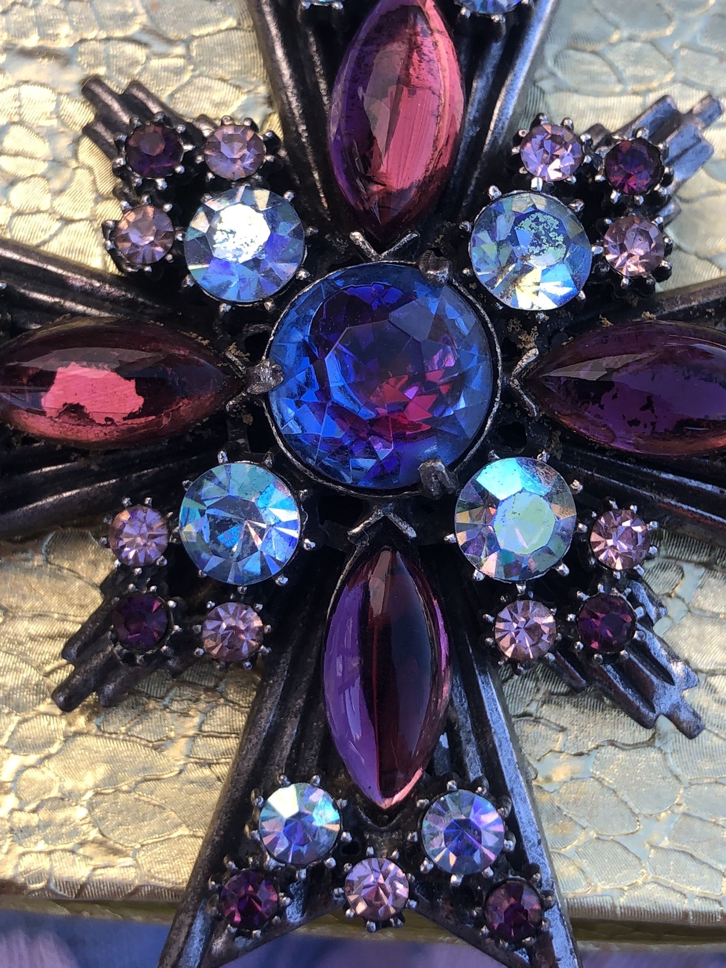 Florenzia Brooch Pendant Vintage Rare Find