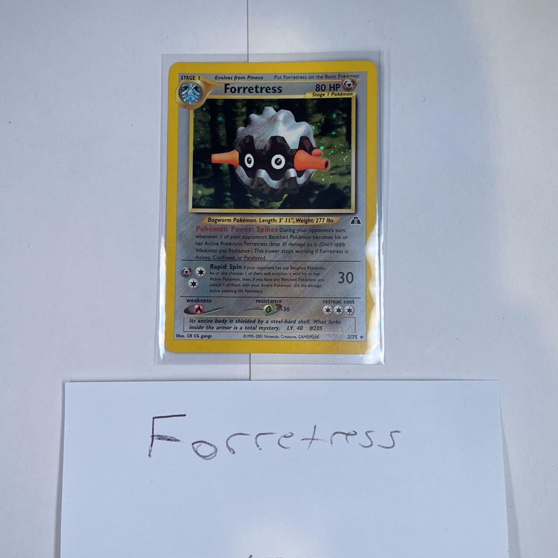 Pokémon TCG Forretress Neo Discovery 2 Holo Unlimited Holo Rare