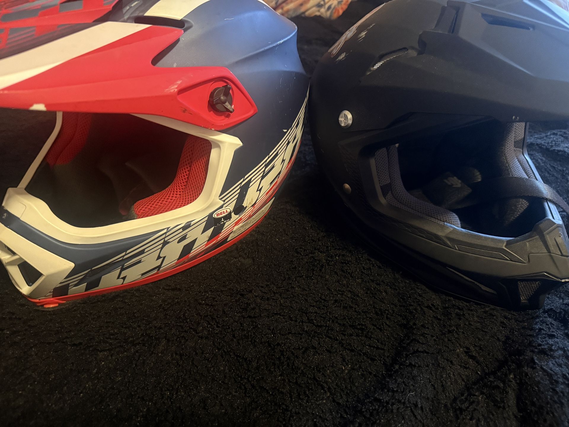 Used Motocross Helmets Bell, HJC