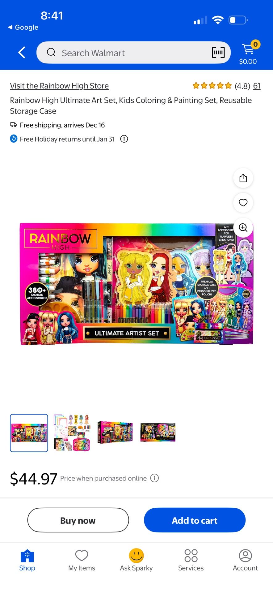 Rainbow High Ultimate Art Set