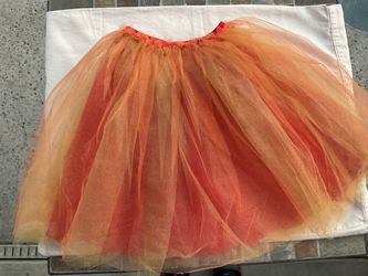 Orange with Red Tutu