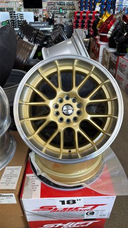 18” SHIFT CRANK WHEELS ! 🏁IN STOCK 🔥 GOLD FINISH!