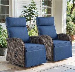 Patio recliners outdoor recliners / swivel rocking chairs brand new in the box price is firm 🆕🚛🚎🆕
