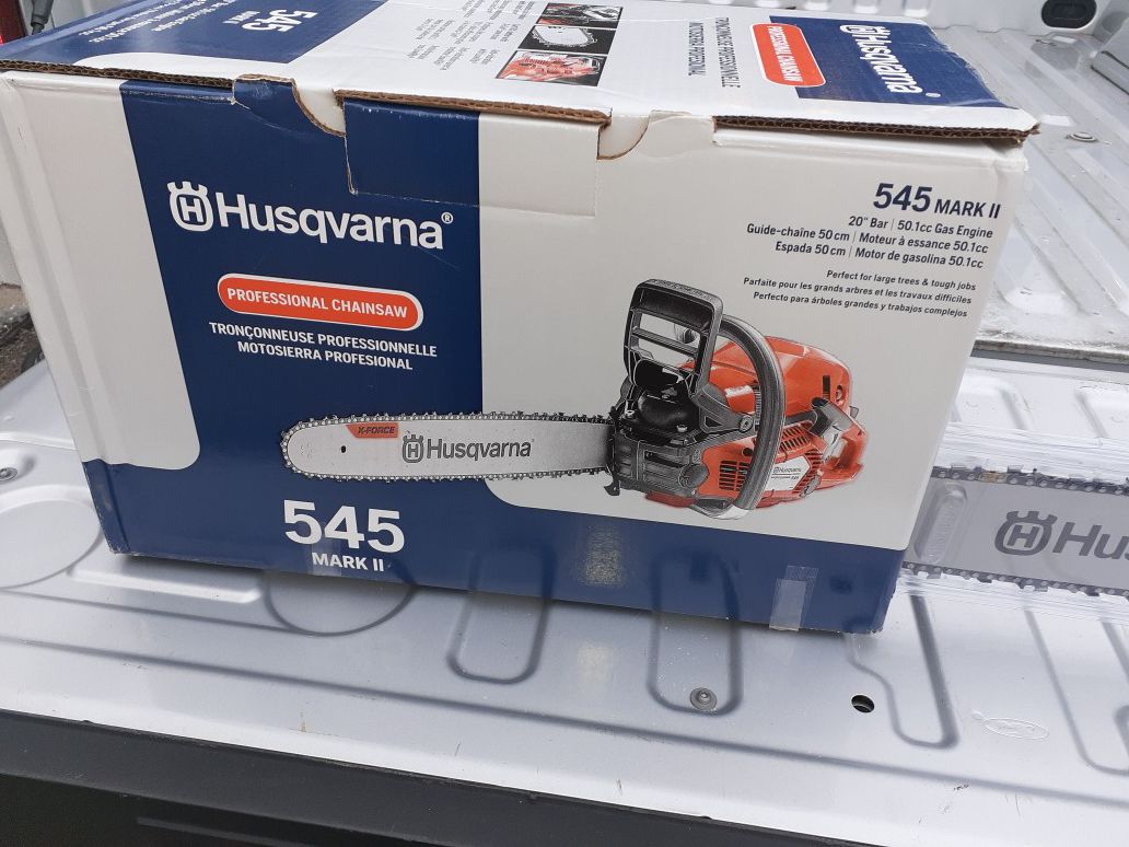 new husqvarna 545 mark ii chainsaw