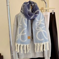 Loewe blue Scarf 