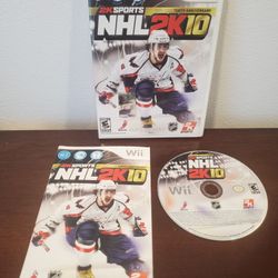 NHL 2K10 Hockey video game for Nintendo Wii