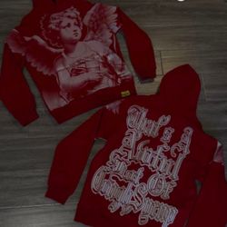 THATS A AWFUL LOT OF COUGH SYRUP/ Red Angel Hoodie