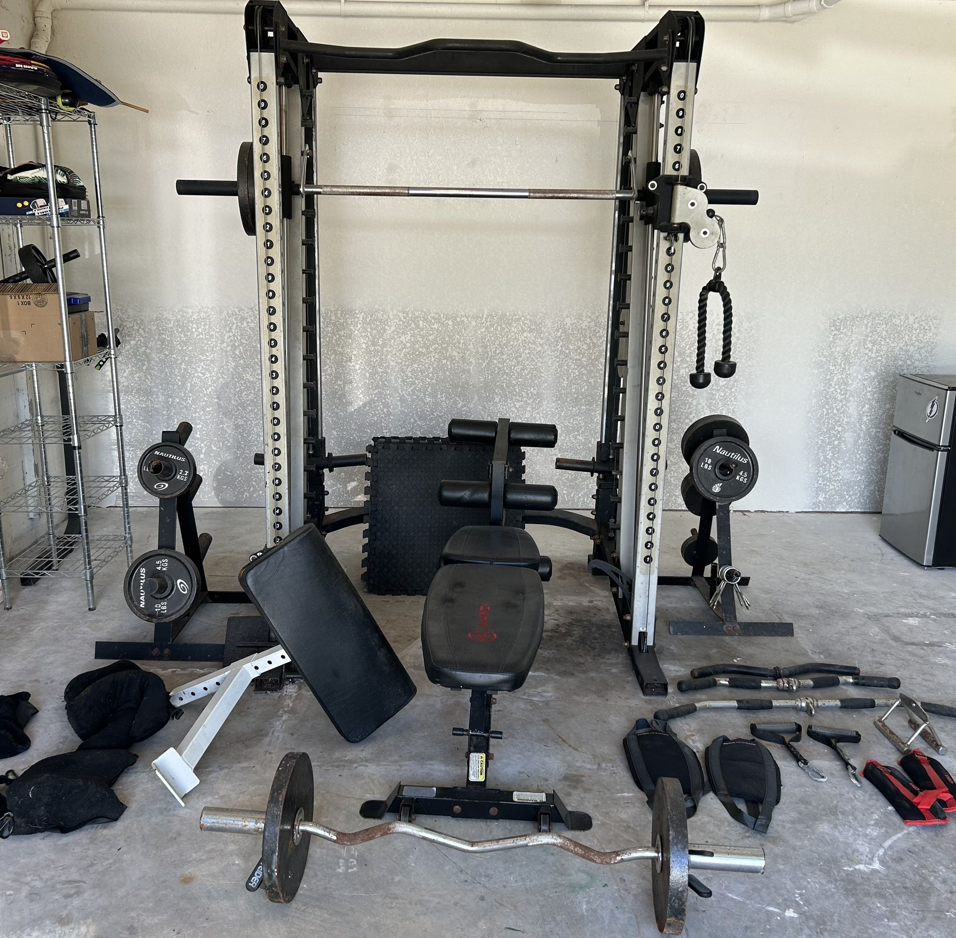 Nautilus Brand Smith Machine Home Gym
