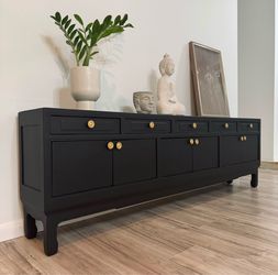 Handmade Restored TV Stand / Entryway  77”L x 12”W x 24”H