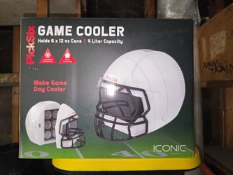 PickSix Football Helmet Game Cooler