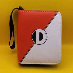 Red and White W/ Black Trim, Dacckit Card Binder