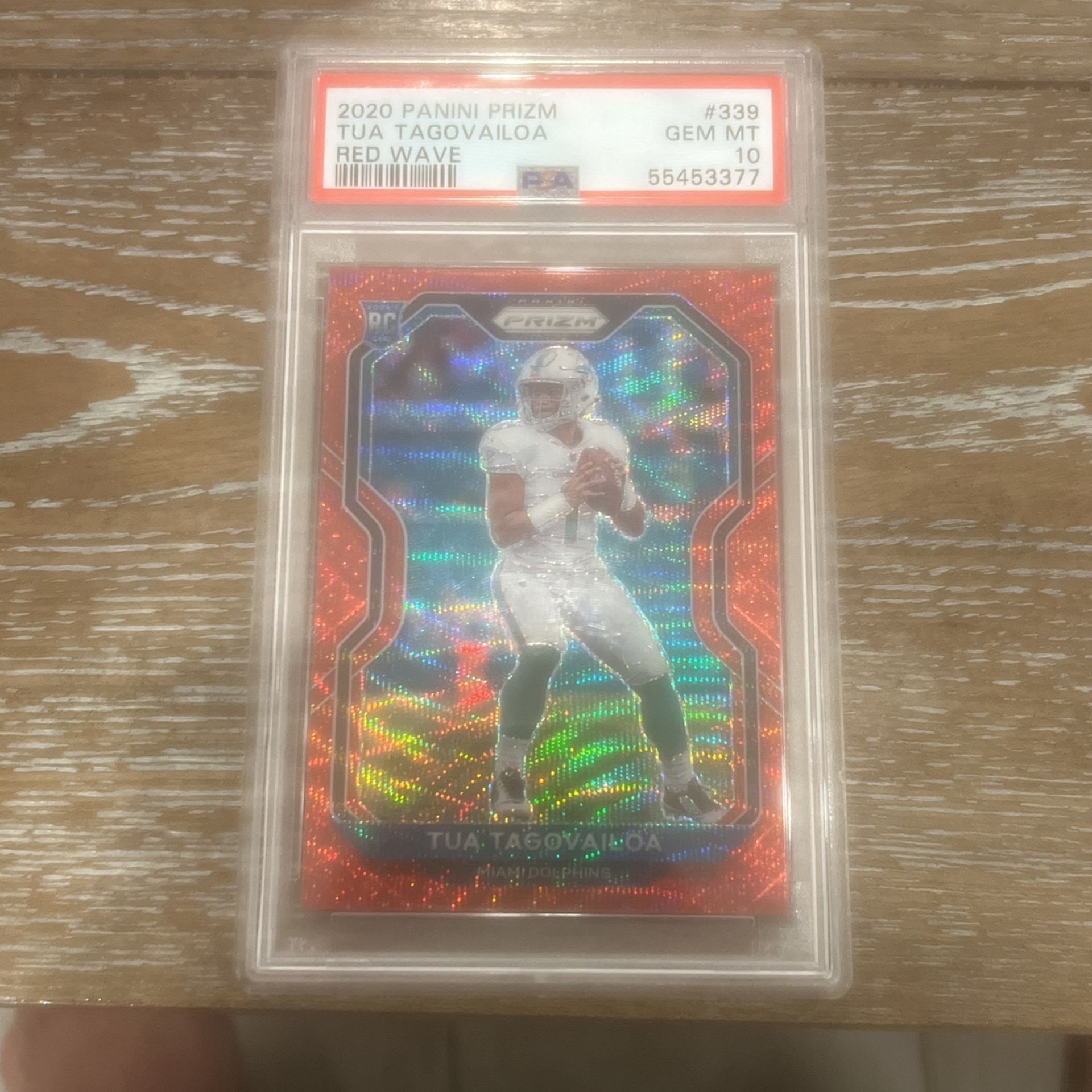 RED WAVE TUA TAGOVAILOA PSA 10