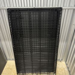 Vibrant Life Foldable 2-Door 48" Wire Crate for Dogs with Divider and Leak-Proof Tray